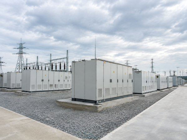 Grid-scale stationary battery energy storage enclosure used for sodium-ion pilot projects