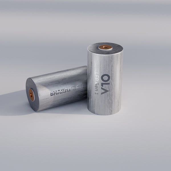 Ola Electric 46100 LFP cylindrical battery cell with Bureau of Indian Standards BIS certification for EV and stationary energy storage applications