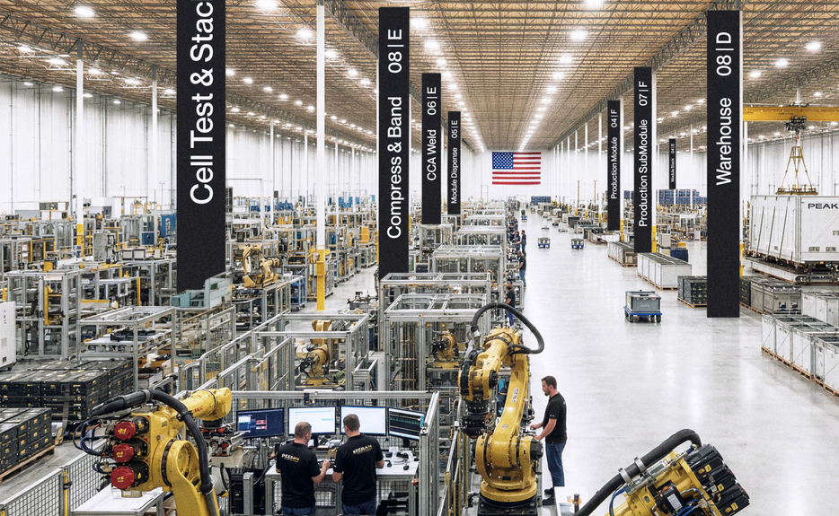 Sodium-Ion Battery Grid-Scale Manufacturing Analysis: Peak Energy's 4 GWh California Factory