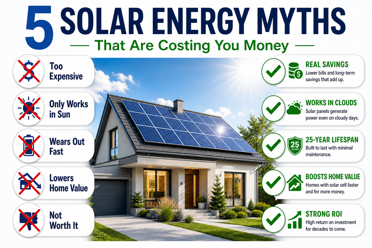 5 Solar Energy Myths That Are Costing You Money in 2026