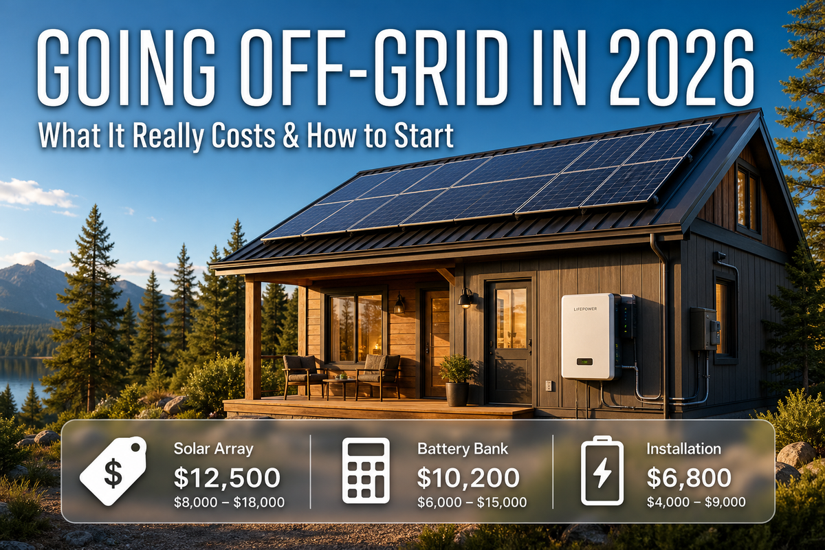 Going Off-Grid in 2026: What It Really Costs and How to Start