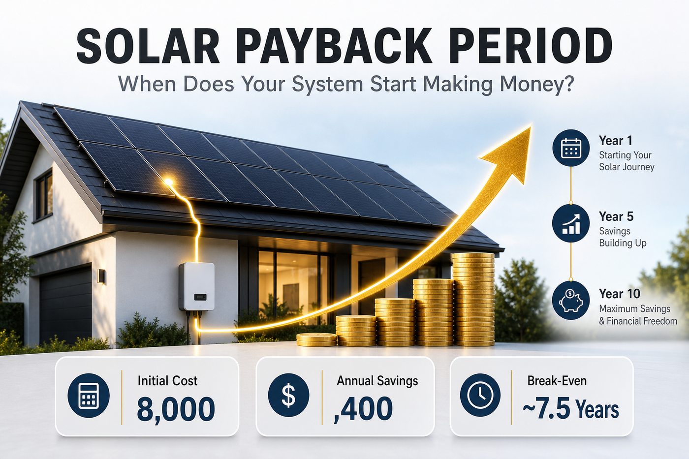 Solar Panel Payback Period: When Does Your System Start Making Money?