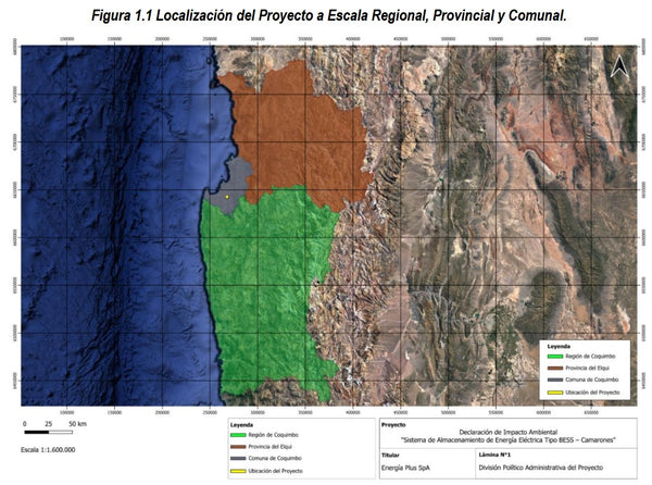 Chile Camarones 200MW 1GWh battery storage project Plus Energia containerized BESS 315 units US$350 million 5-hour Coquimbo analysis 2026