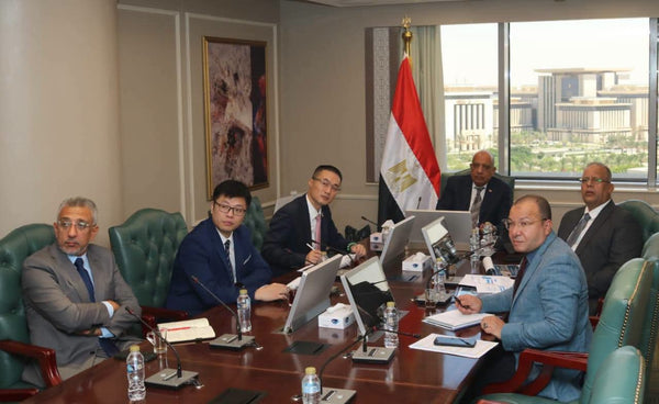 Egypt Huawei local manufacturing battery energy storage system 4000 MWh standalone grid stability Minister Mahmoud Esmat renewable energy absorption smart grid transition