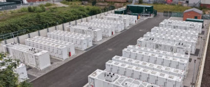 Masdar Rochdale battery energy storage system 35 MW 70 MWh commercial operation United Kingdom grid balancing millisecond frequency response Clean Power 2030 3 GWh portfolio