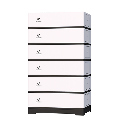 AGAIC ELEBOX-5K-HV 3-Stack Configuration — Side View with Base and Top Plate