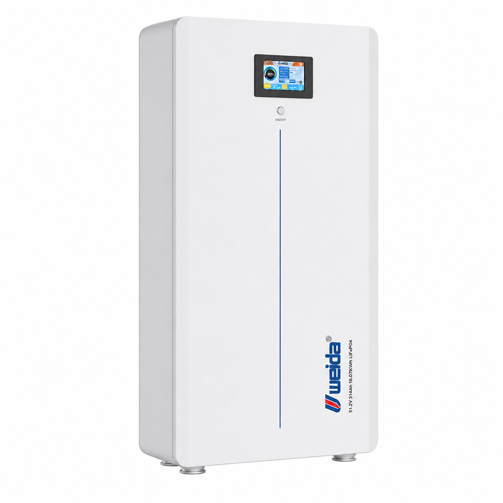 AGAIC 16.07kWh Floor-Standing LiFePO4 Battery Module 51.2V 314Ah for Home Backup