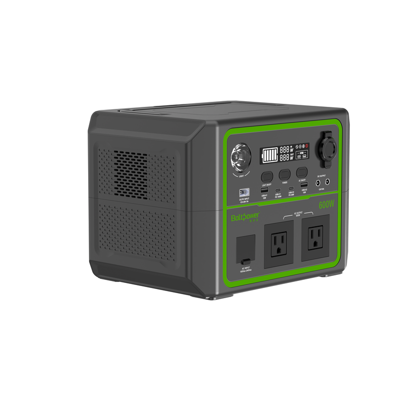 AGAIC BP060B Portable Power Station 336Wh 600W for Camping and Emergency