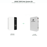 AGAIC 5kW Hybrid Solar System Kit with SPF 5000 ES Inverter and ELESHELL-5K 5.12kWh Battery for Off-Grid Home - 1