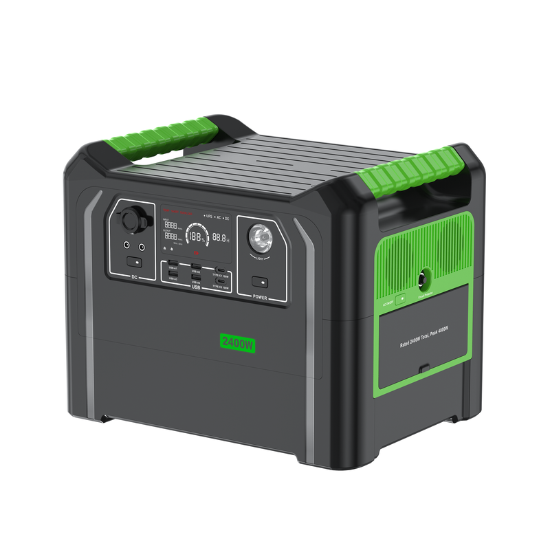 AGAIC BP240B Portable Power Station 2304Wh 2400W for Camping and Emergency