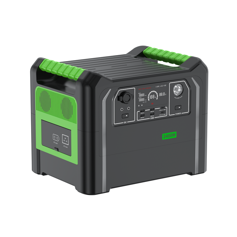 AGAIC BP240B Portable Power Station 2304Wh 2400W for Camping and Emergency