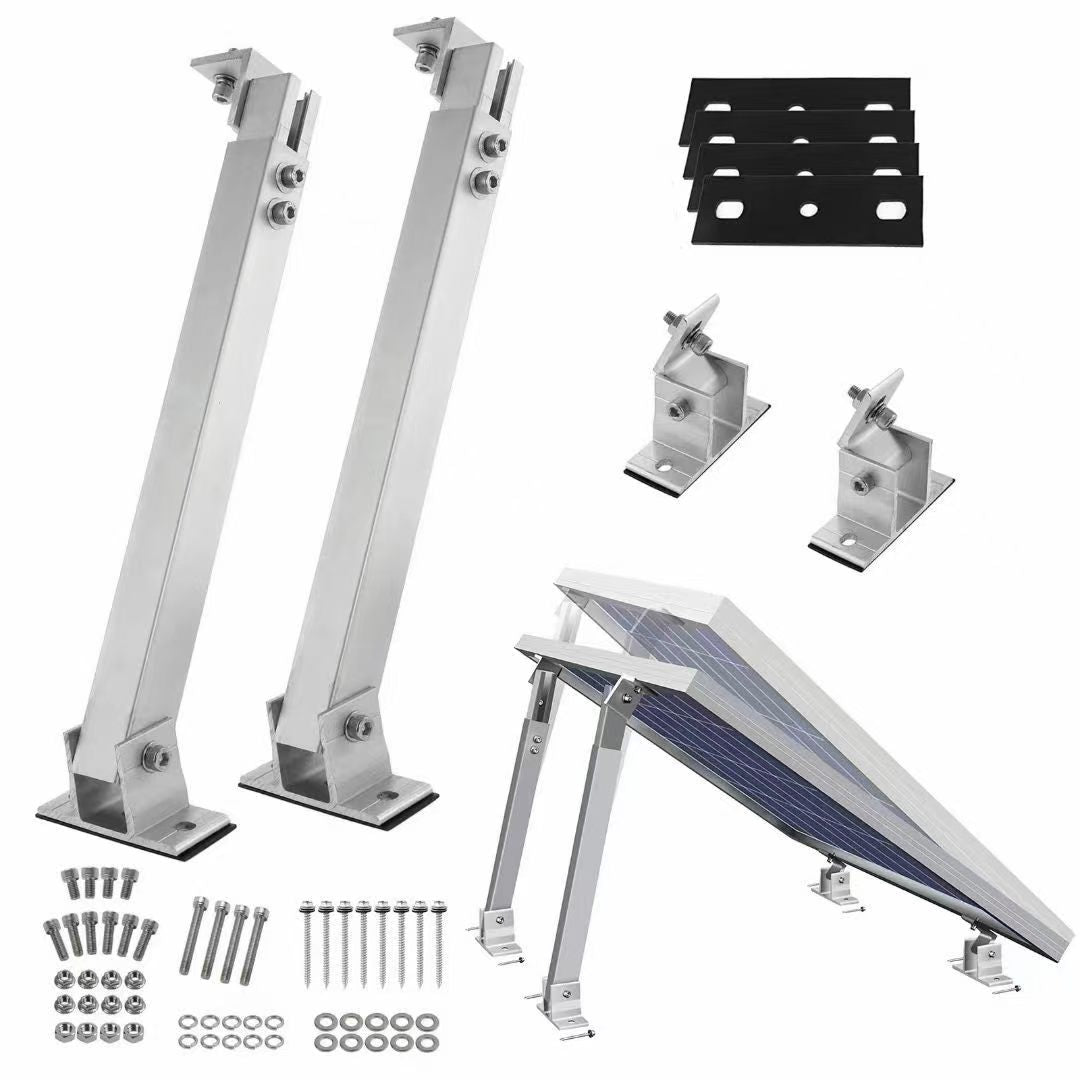 AGAIC Solar Panel Mounting Brackets Adjustable Aluminium for Rooftop and Ground Mount